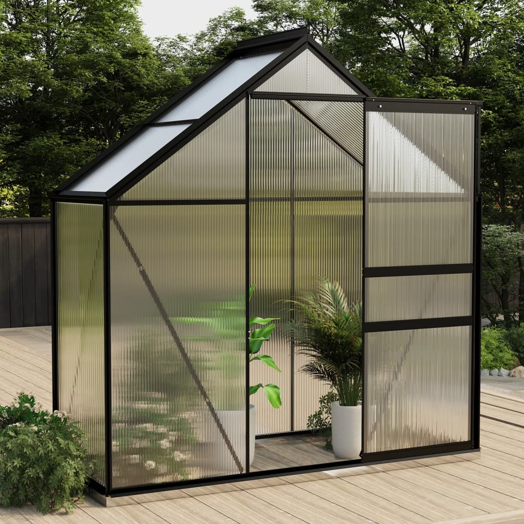 Seră Cu Cadru De Bază, Antracit, 3,61 M², Aluminiu