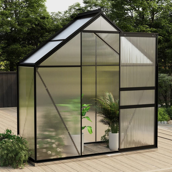 Seră Cu Cadru De Bază, Antracit, 3,61 M², Aluminiu