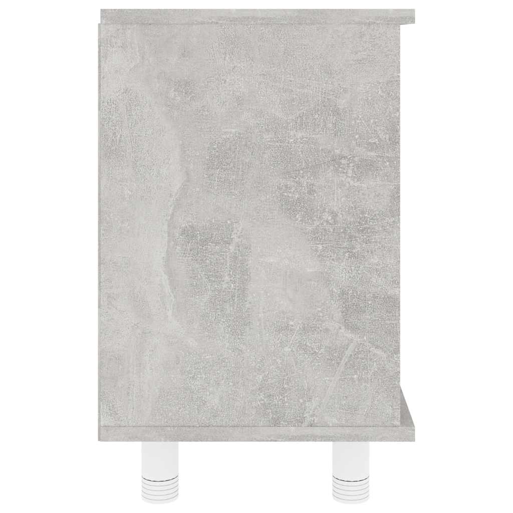 Dulap De Baie, Gri Beton, 60X32X53,5 Cm, Lemn Prelucrat