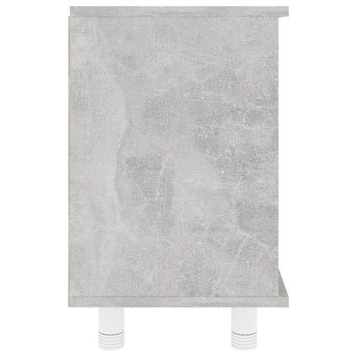 Dulap De Baie, Gri Beton, 60X32X53,5 Cm, Lemn Prelucrat
