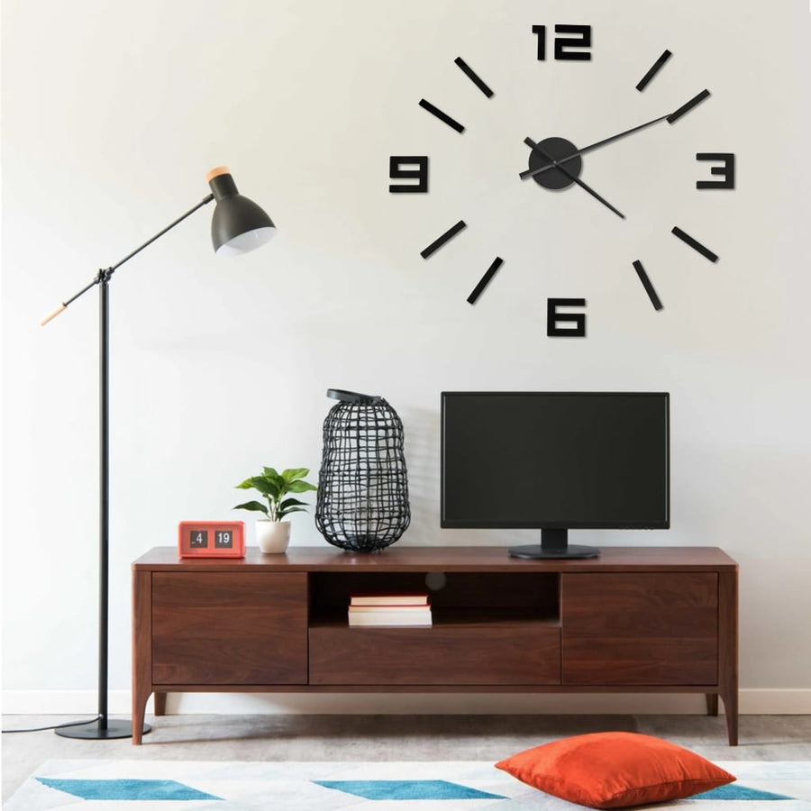 Ceas De Perete 3D Cu Design Modern, , 100 Cm, Xxl