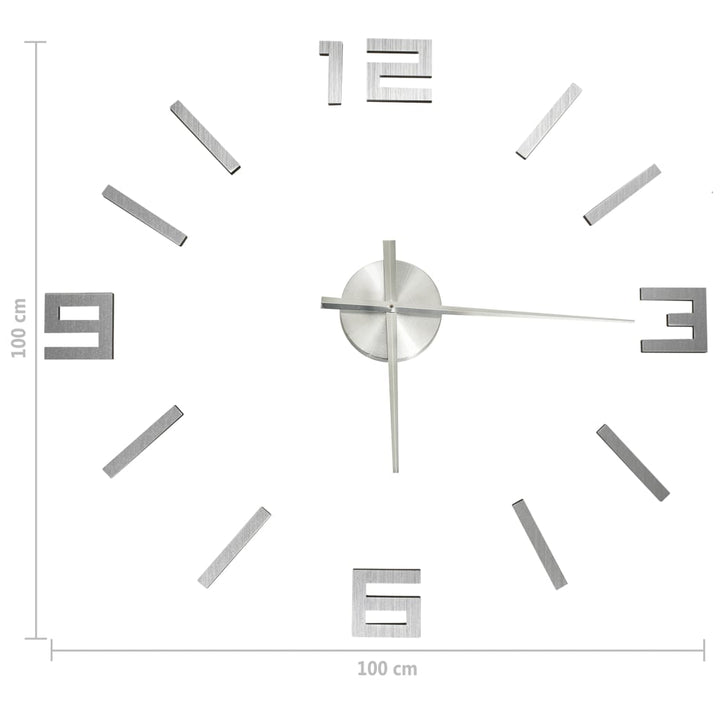Ceas De Perete 3D, , 100 Cm, Xxl, Design Modern