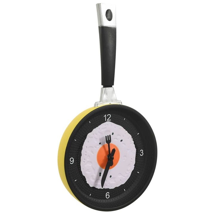 Ceas De Perete Cu Design Tigaie Cu Ou Prăjit, 18,8 Cm