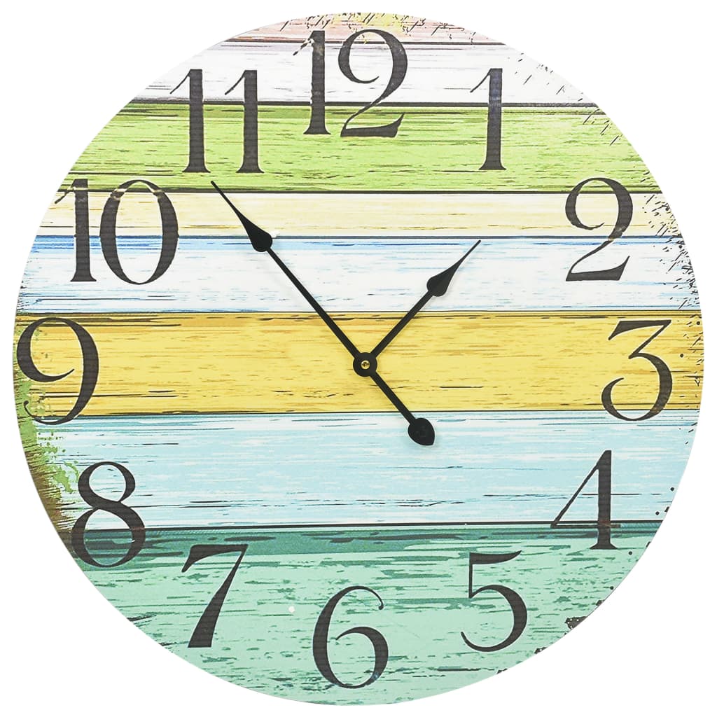 Ceas De Perete, Multicolor, , Mdf