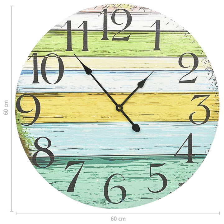 Ceas De Perete, Multicolor, , Mdf