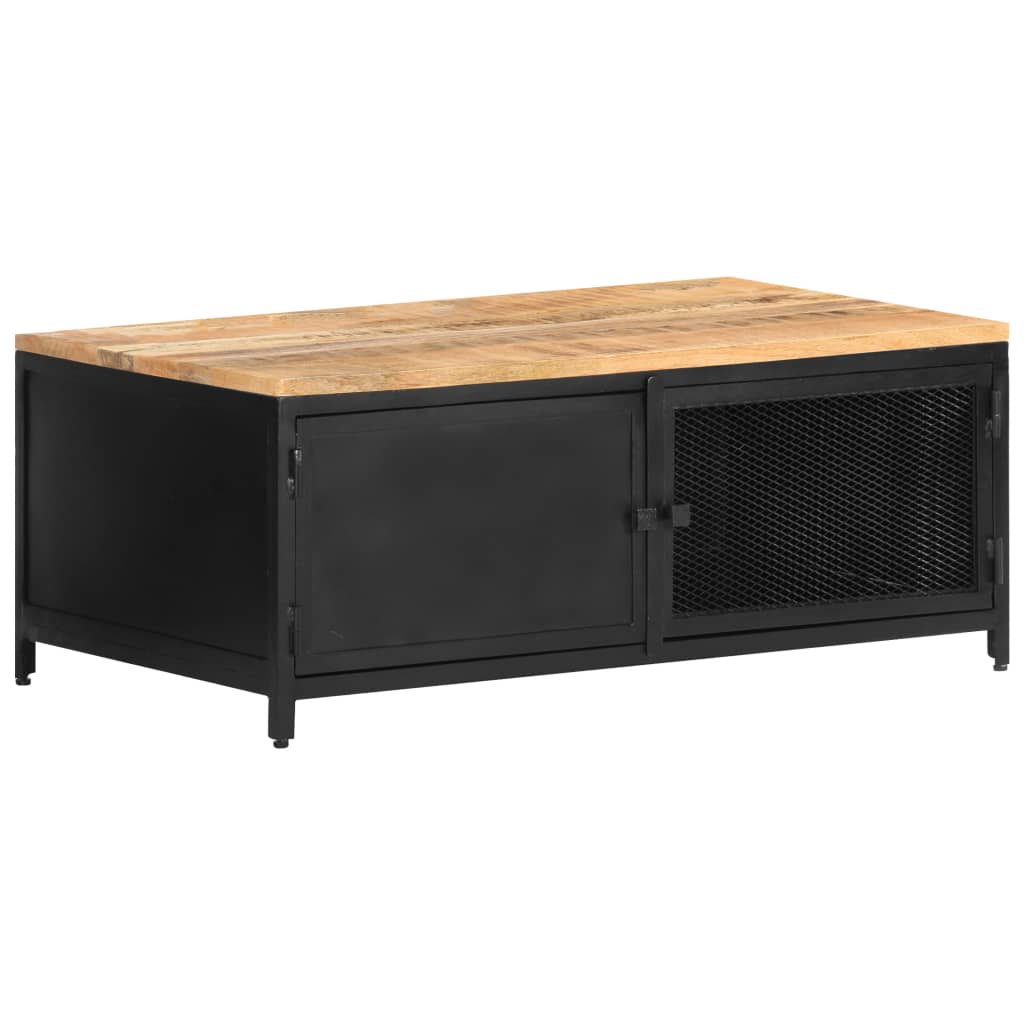 Măsuță De Cafea, 90 X 50 X 37, Lemn Masiv De Mango Nefinisat
