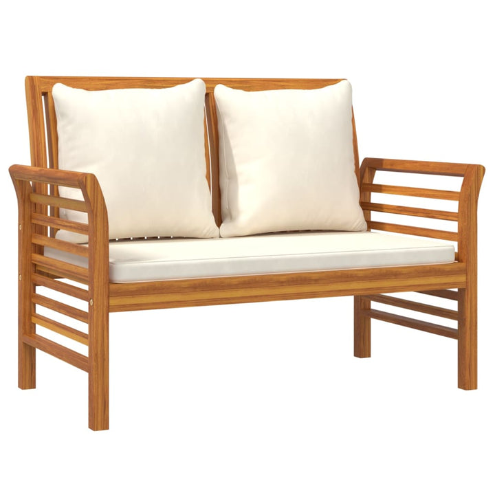 Set Mobilier Grădină Cu Perne , 2 Piese, Lemn Masiv