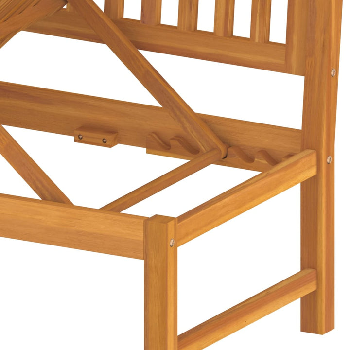 Pat De Zi Cu Perne , 200X60X75 Cm, Lemn Masiv De Acacia