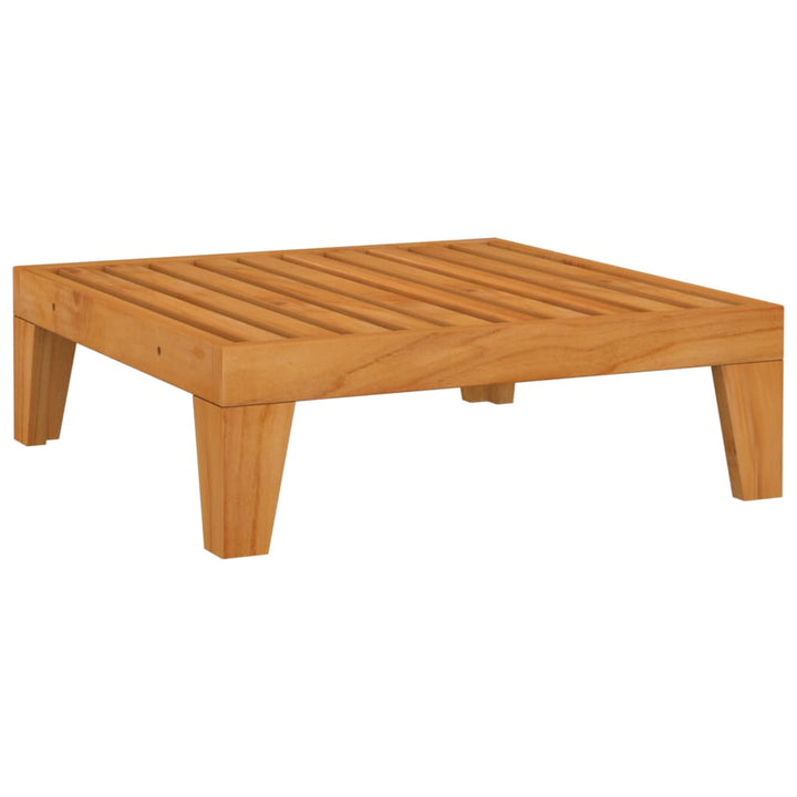 Taburet Modular, Cu Pernă Alb , Lemn Masiv De Acacia