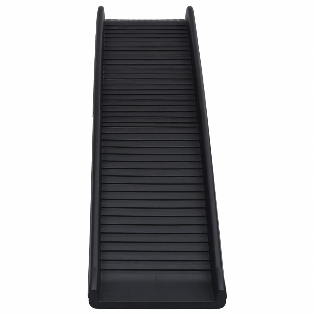 Rampă Pentru Câini Pliabilă, Negru, 155,5 X 40 X 15,5 Cm