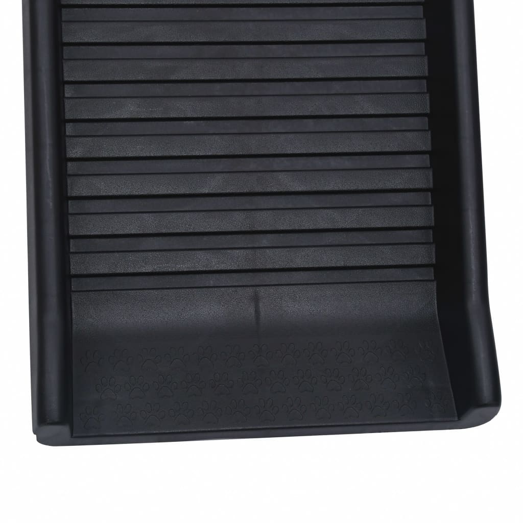 Rampă Pentru Câini Pliabilă, Negru, 155,5 X 40 X 15,5 Cm