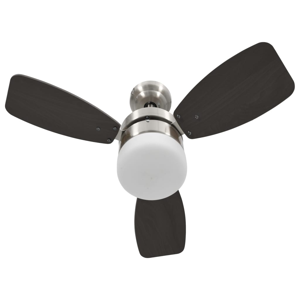 Ventilator Tavan Cu Iluminare/Telecomandă, , 76 Cm