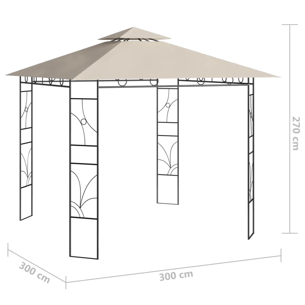 Pavilion, , 3X3X2,7 M, 160 G/M²