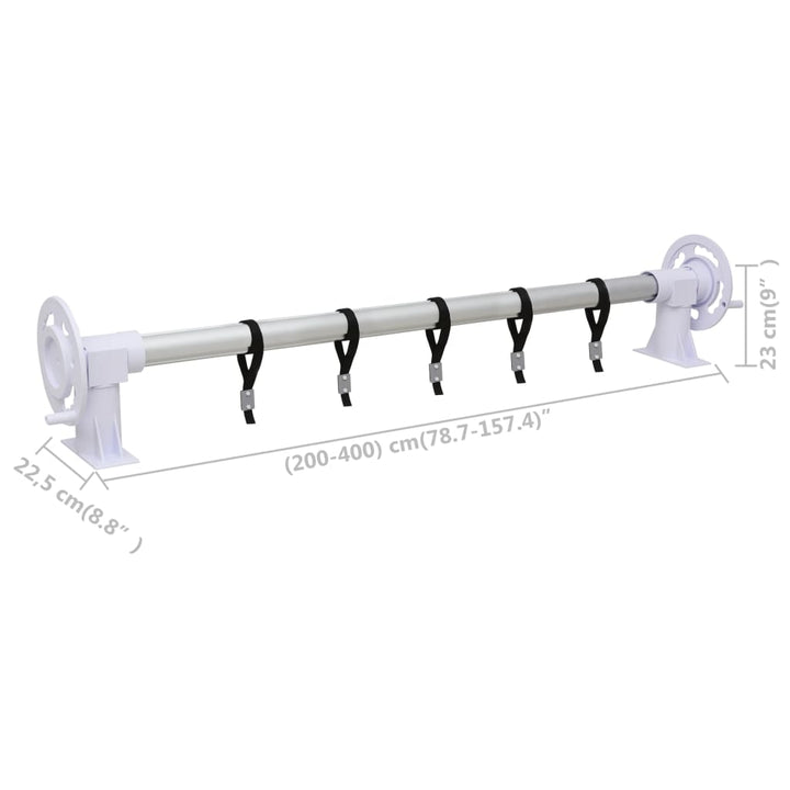 Derulator De Prelată Pentru Piscină Cu Bază Din Plastic