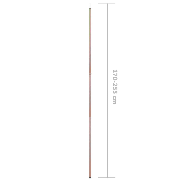 Stâlp Telescopic Pentru Cort, Lungime 170-255 Cm, Oțel Zincat