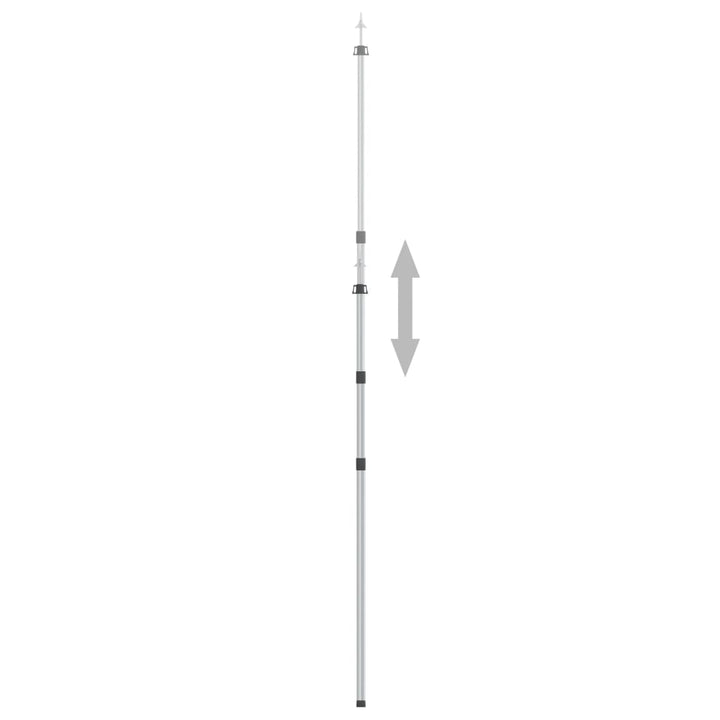 Stâlp Telescopic Pentru Prelată, 102-260 Cm, Aluminiu