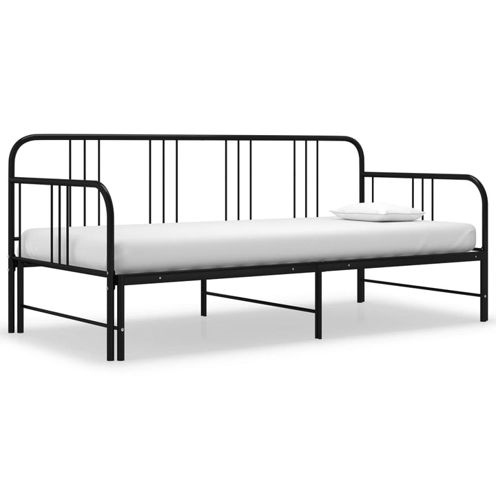Cadru Pat Canapea Extensibilă, , 90 X 200 Cm, Metal