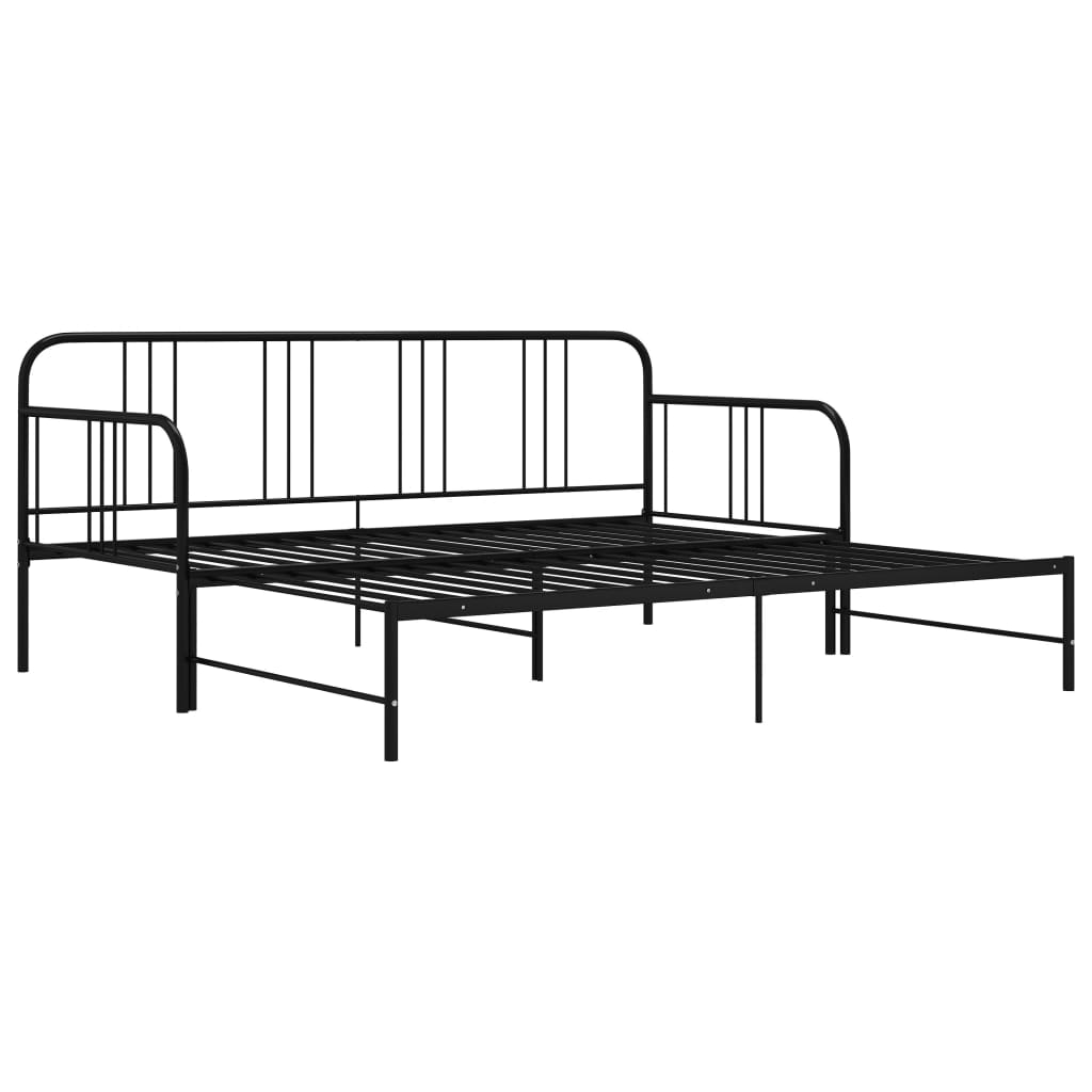 Cadru Pat Canapea Extensibilă, , 90 X 200 Cm, Metal