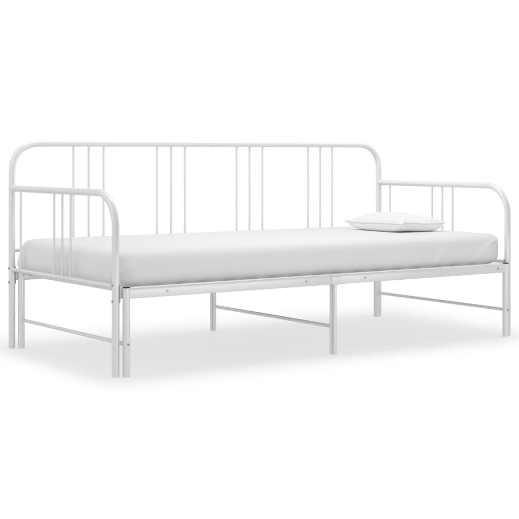 Cadru Pat Canapea Extensibilă, , 90 X 200 Cm, Metal