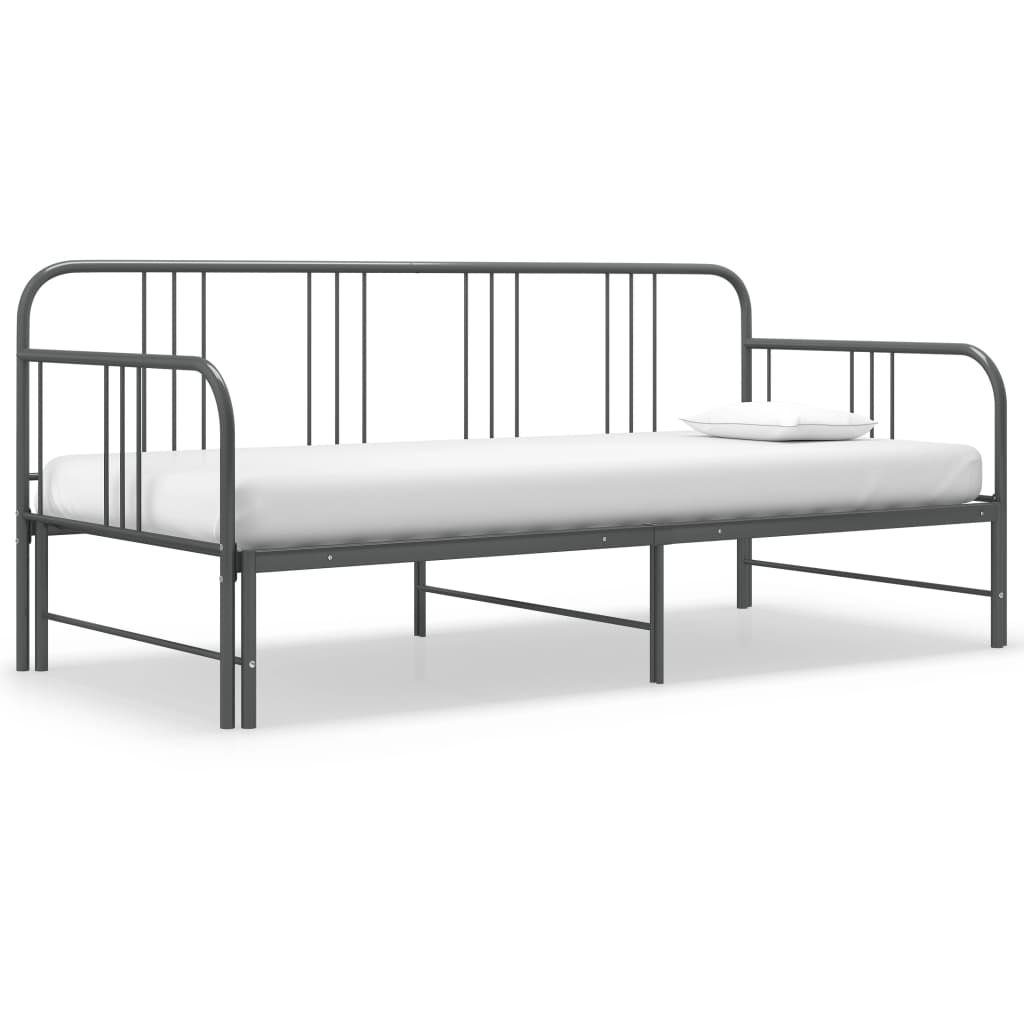 Cadru Pat Canapea Extensibilă, , 90 X 200 Cm, Metal