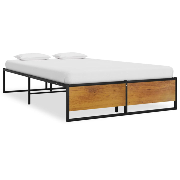 Cadru De Pat, Negru, , Metal