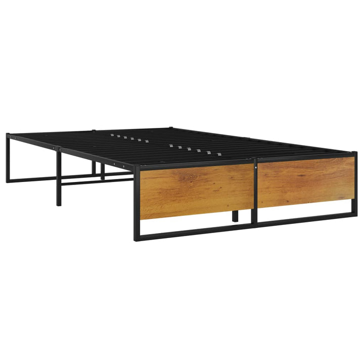 Cadru De Pat, Negru, , Metal
