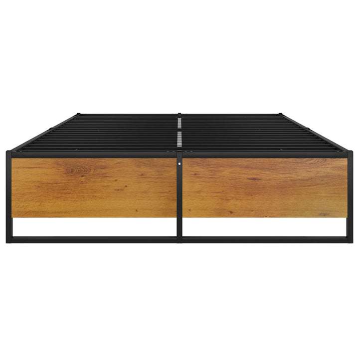 Cadru De Pat, Negru, , Metal