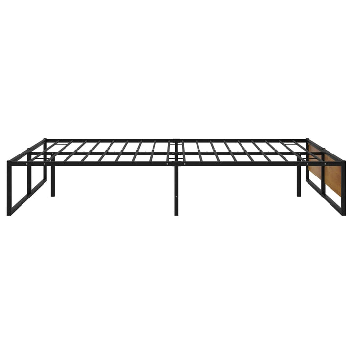 Cadru De Pat, Negru, , Metal