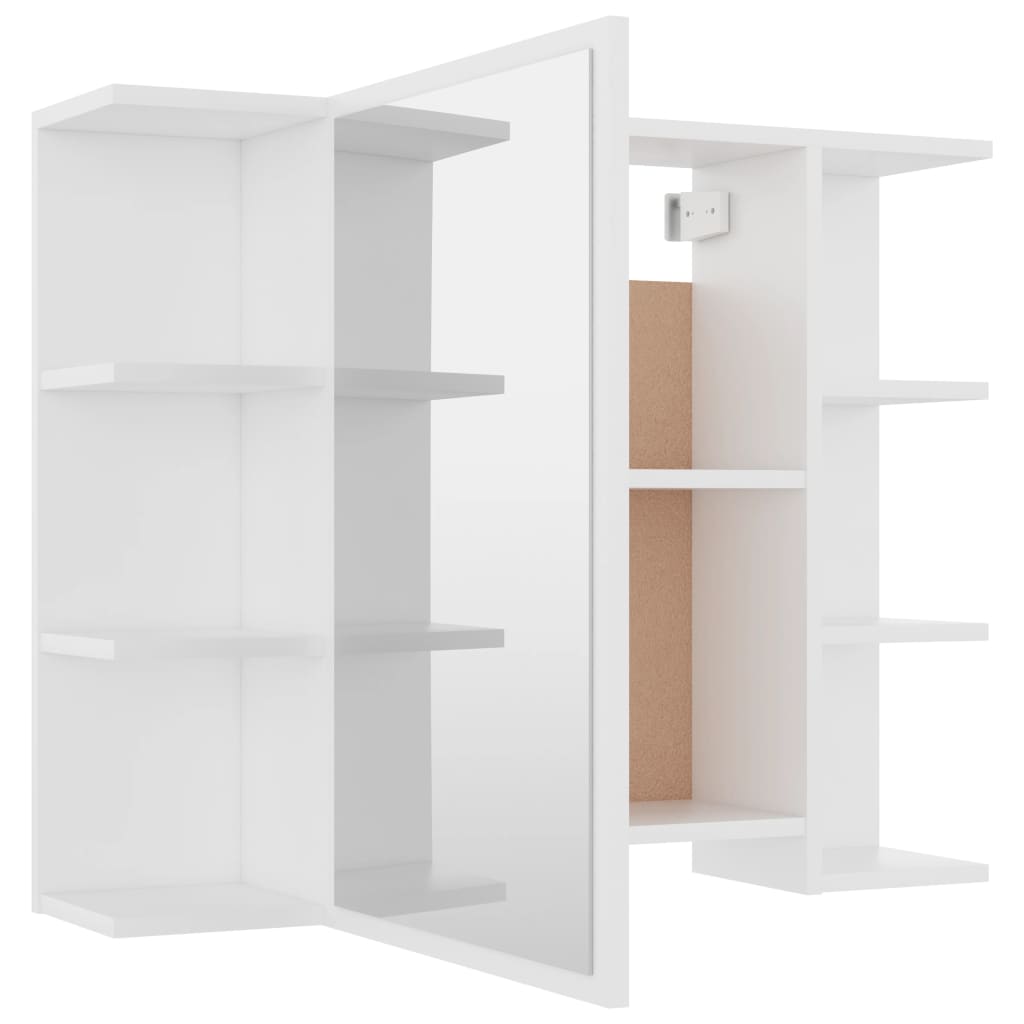 Set Mobilier De Baie, 4 Piese, , Lemn Prelucrat