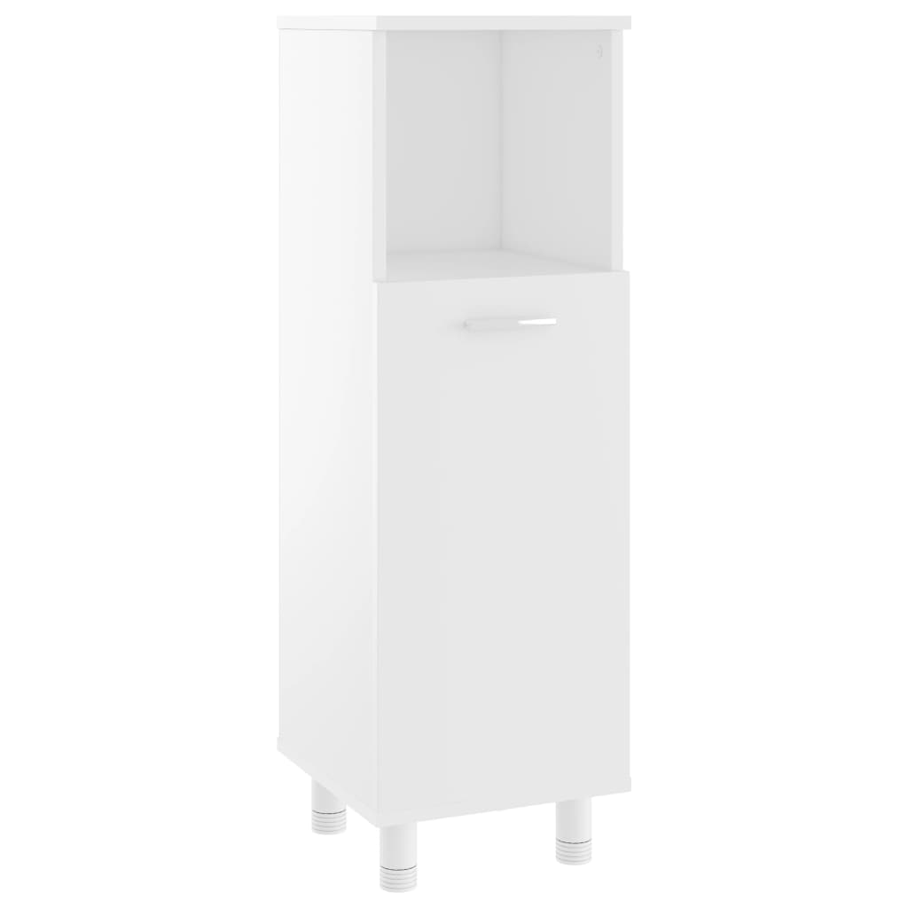 Set Mobilier De Baie, 4 Piese, , Lemn Prelucrat