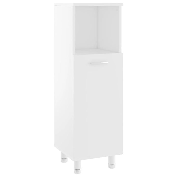 Set Mobilier De Baie, 4 Piese, , Lemn Prelucrat