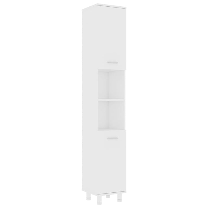 Set Mobilier De Baie, 4 Piese, , Lemn Prelucrat