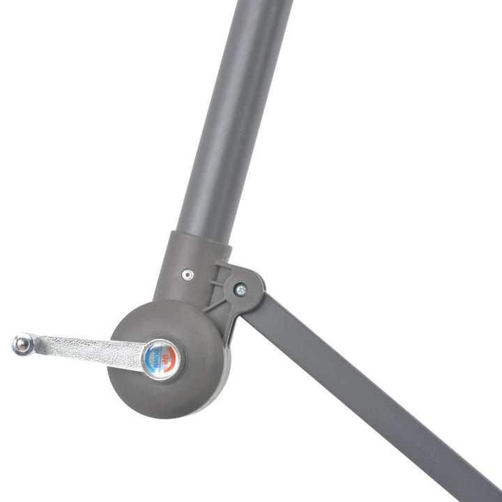 Umbrelă În Consolă, Stâlp Din Aluminiu, Cărămiziu, 300 Cm