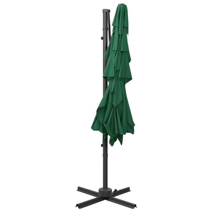 Umbrelă De Soare 4 Niveluri, Stâlp Aluminiu, , 250X250 Cm