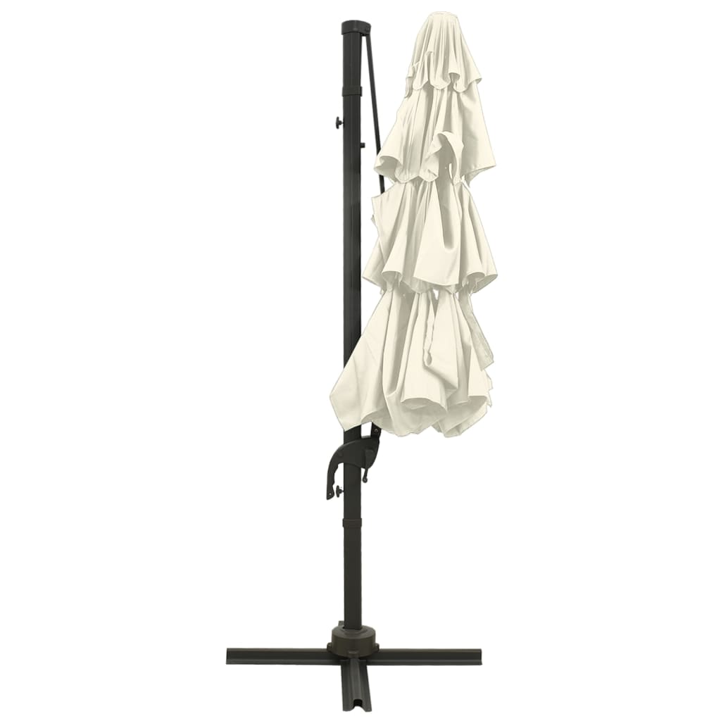 Umbrelă De Soare 4 Niveluri, Stâlp De Aluminiu, , 3X3 M