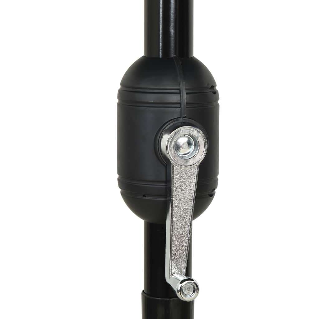 Umbrelă De Grădină 3 Niveluri, Stâlp Aluminiu, Taupe, 2,5 M
