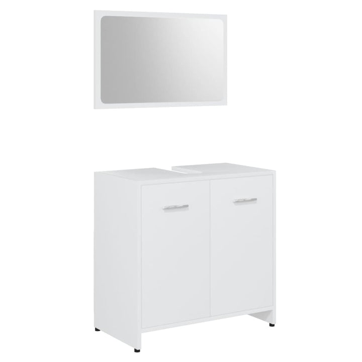 Set Mobilier De Baie, 3 Piese, , Lemn Prelucrat