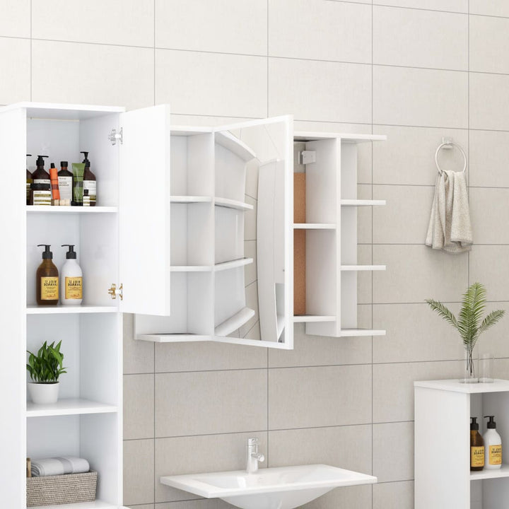 Set Mobilier De Baie, 3 Piese, , Lemn Prelucrat