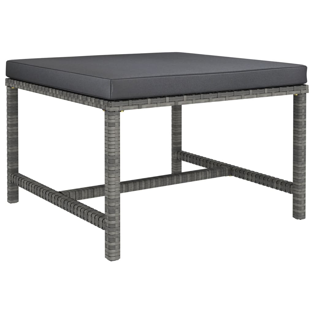 Set Mobilier De Grădină Cu Perne, 3 Piese, , Poliratan
