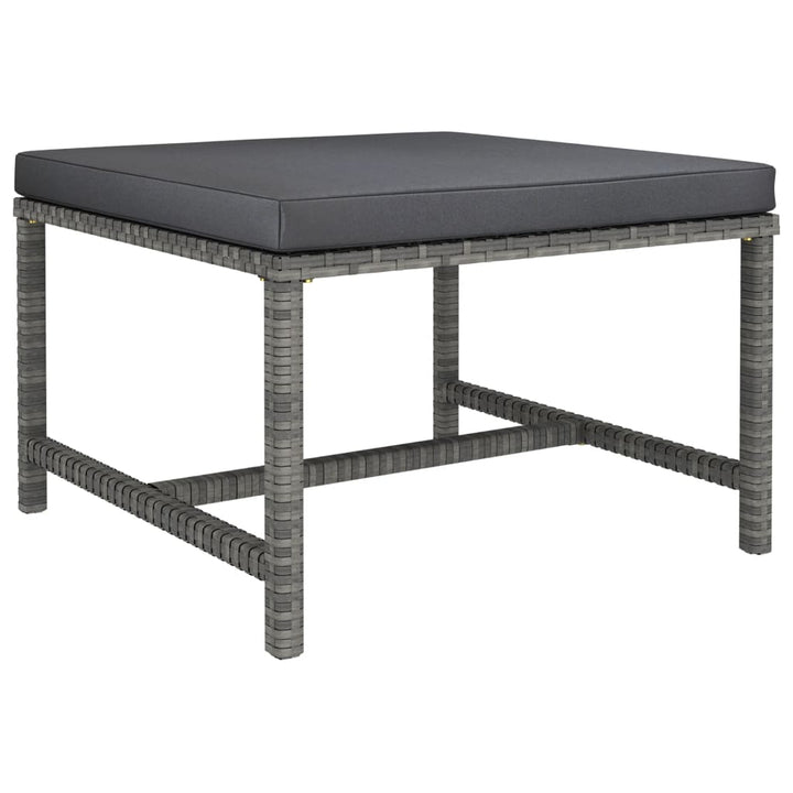 Set Mobilier De Grădină Cu Perne, 3 Piese, , Poliratan