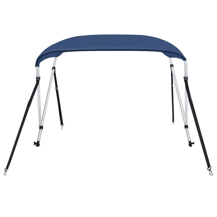 Parasolar Barcă Bimini Cu 2 Arcuri, Bleumarin,