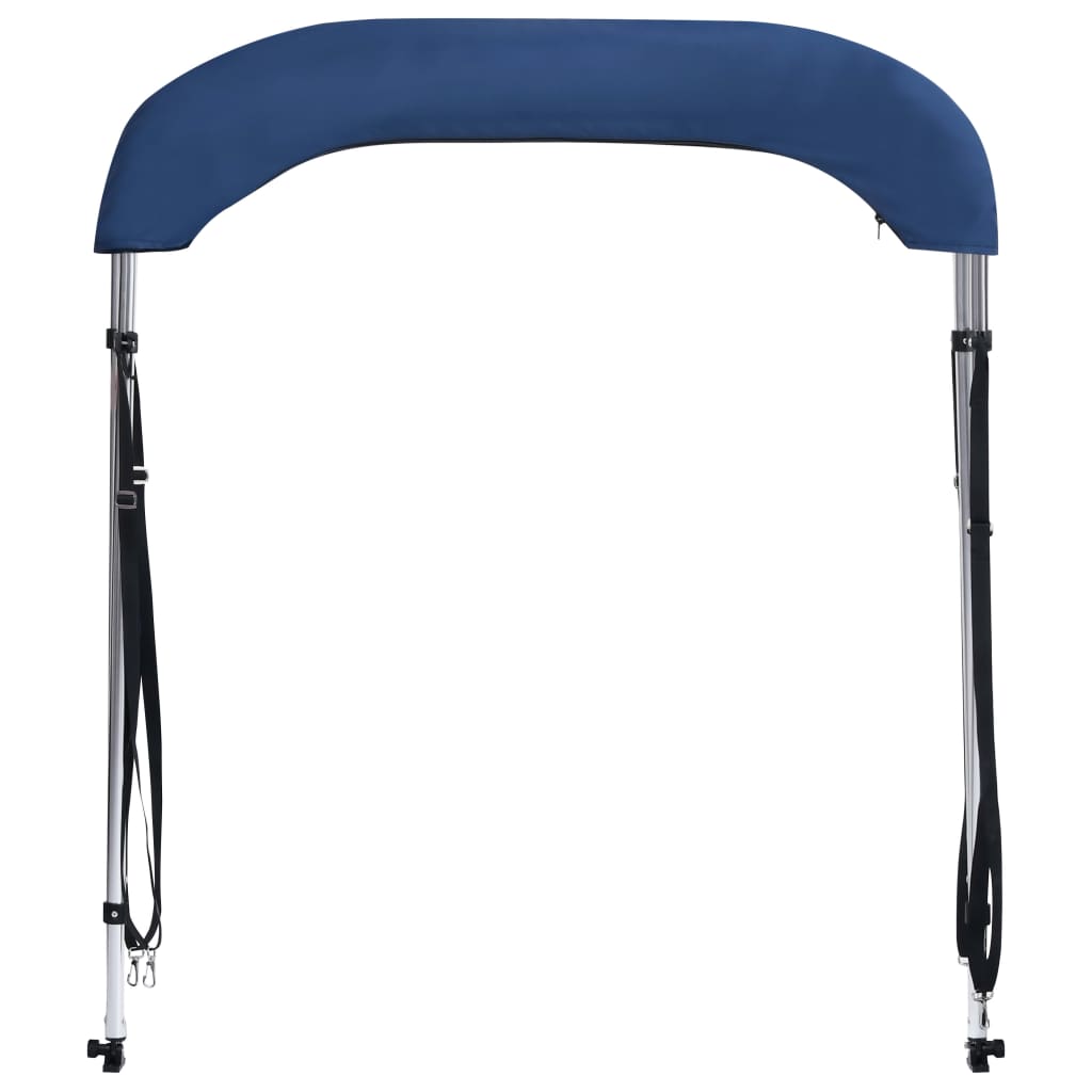 Parasolar Barcă Bimini Cu 2 Arcuri, Bleumarin,