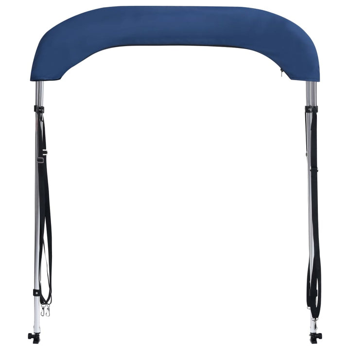 Parasolar Barcă Bimini Cu 2 Arcuri, Bleumarin,