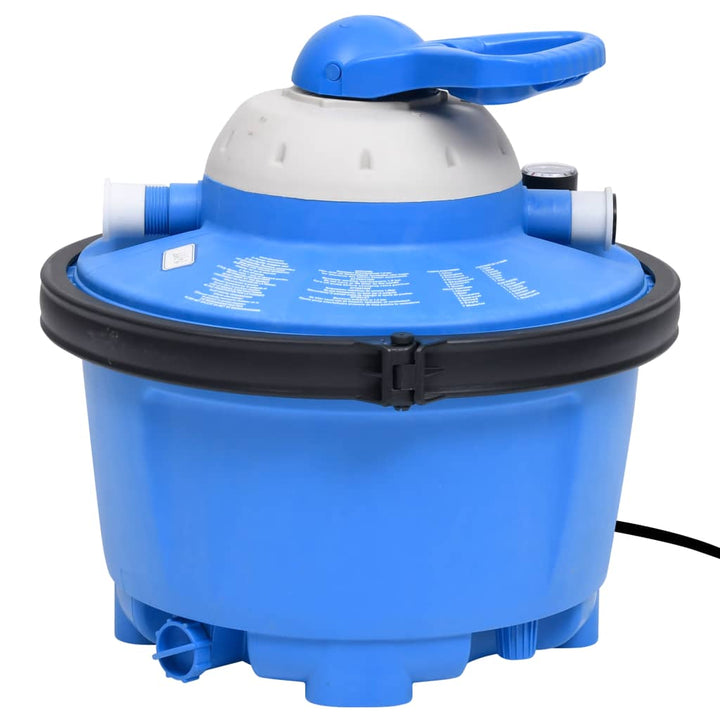 Pompă Cu Filtru Nisip Albastru/Negru 385X620X432 Mm 200 W 25 L
