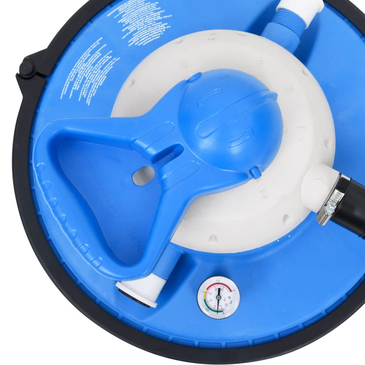 Pompă Cu Filtru Nisip Albastru/Negru 385X620X432 Mm 200 W 25 L