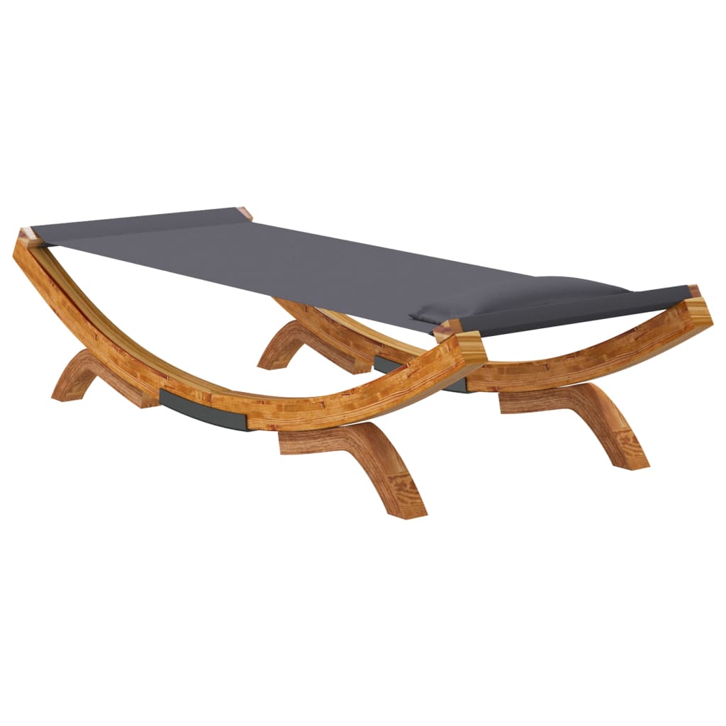 Pat De Exterior, , 100X188,5X44 Cm, Lemn Masiv Curbat
