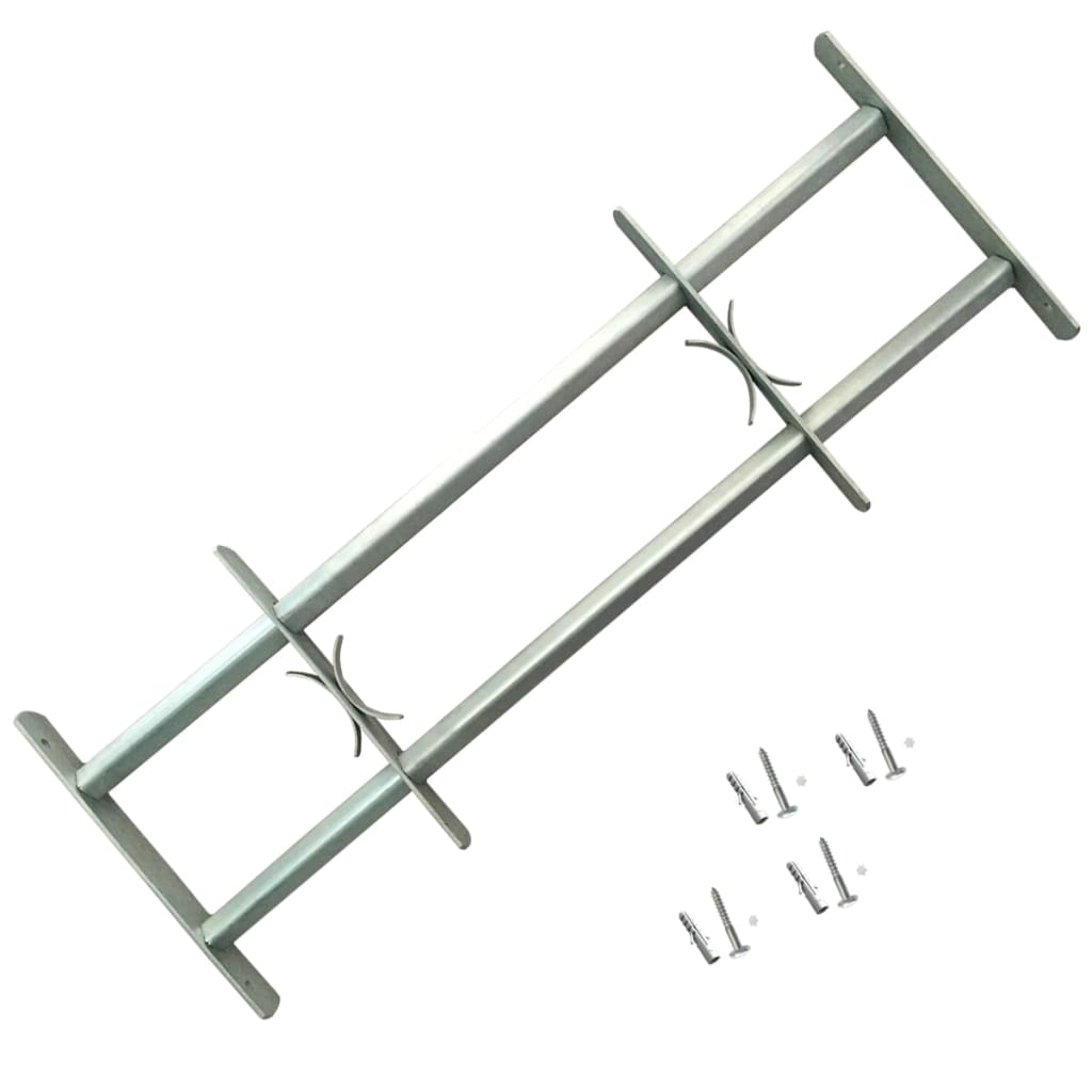 Grilaje De Siguranță Reglabile Ferestre, 2 Buc., 1000-1500 Mm