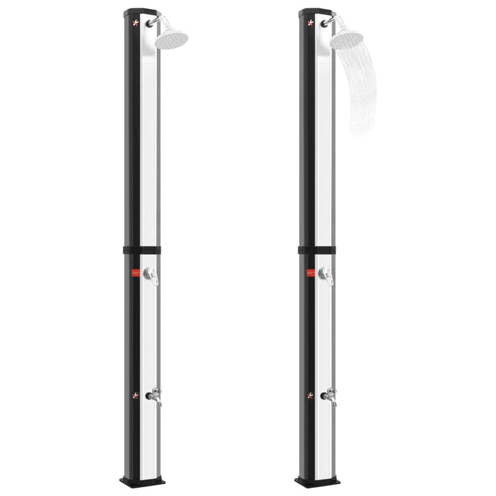 Duș Solar De Exterior Cu Cap De Duș Și Robinet, 35 L