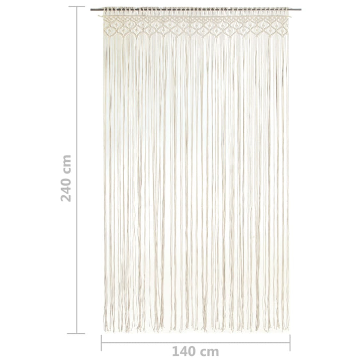 Perdea Macrame, 140 X 240 Cm, Bumbac