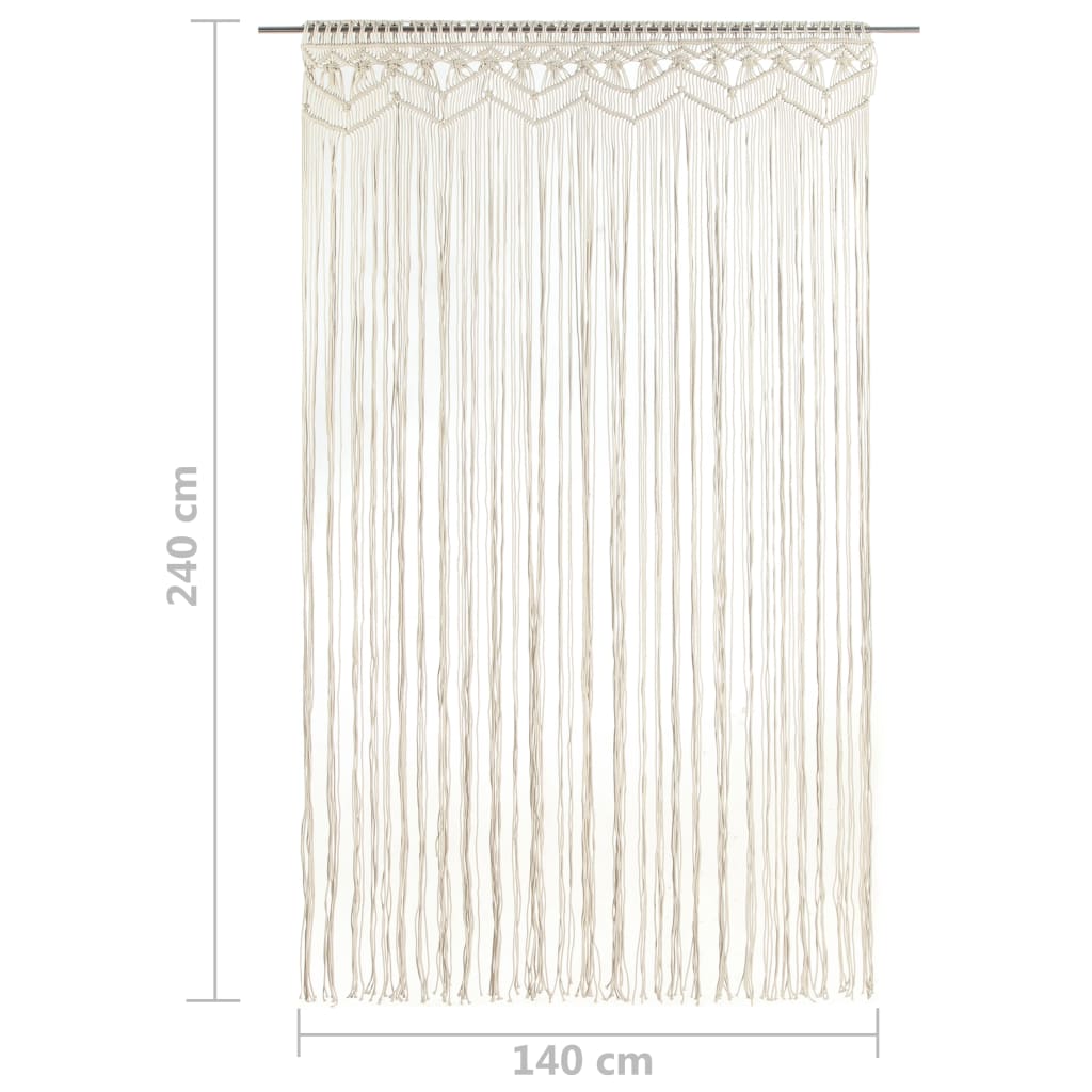 Perdea Macrame, 140 X 240 Cm, Bumbac